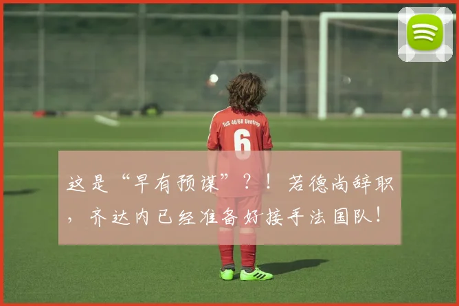 这是“早有预谋”？！若德尚辞职，齐达内已经准备好接手法国队！
